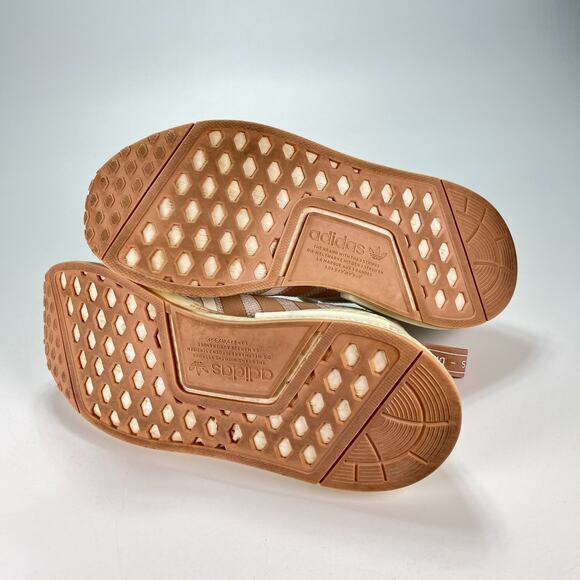 Adidas Shoes NMD R1 White Ash Pearl Athletic Running Shoes HQ2071 Women's Size 7 - Picture 8 of 10